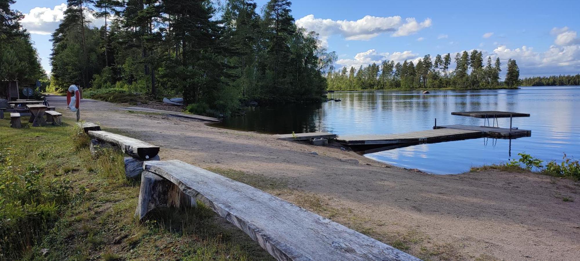 Boende I Malaskog, Near The Lake, Boat, Big Garden Ryssby Екстер'єр фото